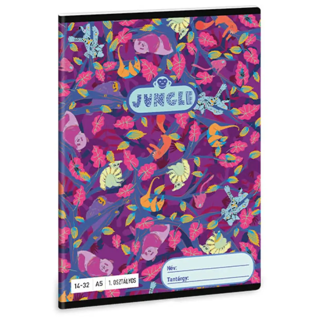 Ars Una: Jungle 1.osztályos vonalas füzet A/5 14-32 kép 1