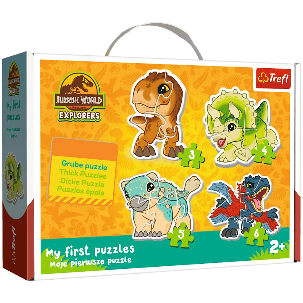 Jurassic World: Aranyos dinoszauruszok - Első Baby puzzle 3-4-5-6db-os  - Trefl kép 1