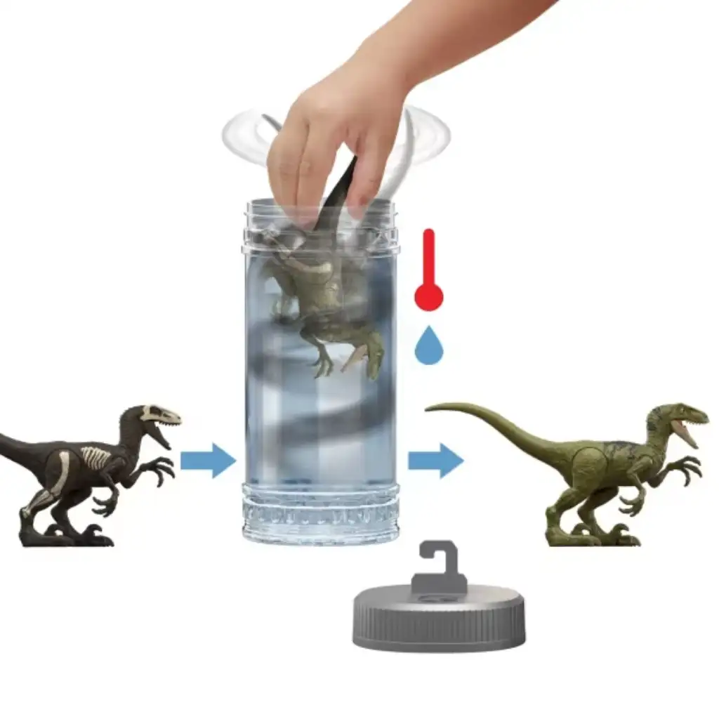 Jurassic World Reveal dinoszaurusz meglepetés szett - Mattel kép 2