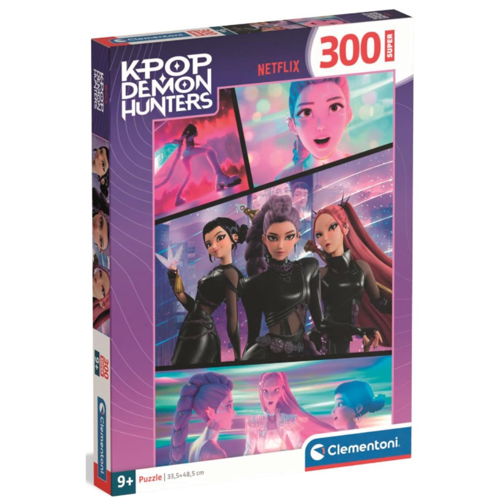 K-pop démonvadászok Super puzzle 300 db-os - Clementoni kép 1
