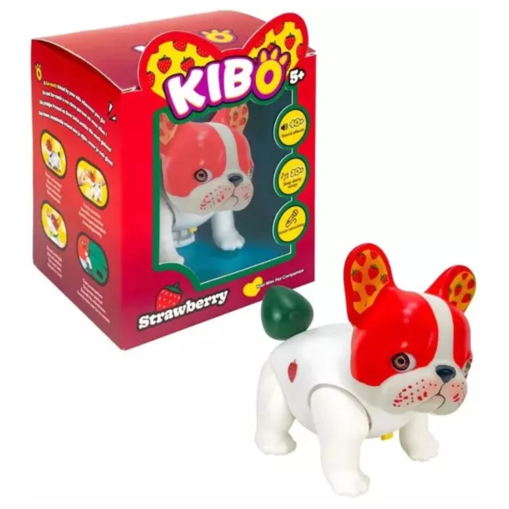 Kaboom Kibo - francia bulldog interaktív kutya: Strawberry kép 1