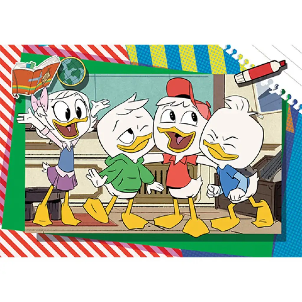 Kacsamesék Supercolor 3 az 1-ben puzzle 3x48db-os - Clementoni kép 2