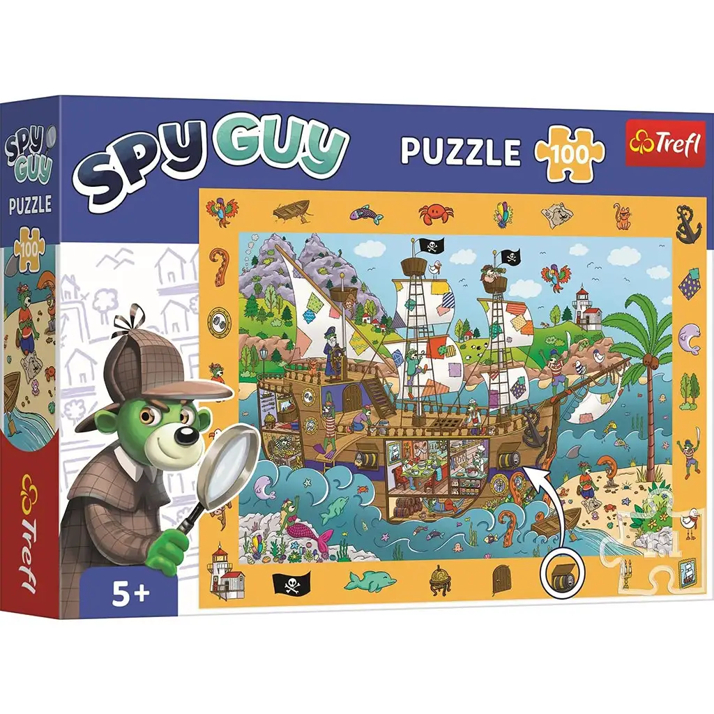 Spy Guy 100db-os puzzle Kalózhajó - Trefl kép 1