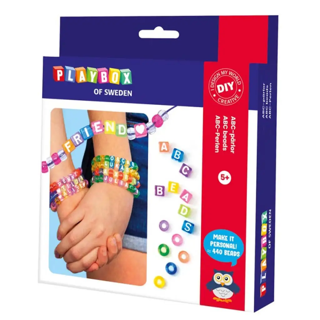 PlayBox: Betűs gyöngyfűző kreatív szett 440db-os kép 1