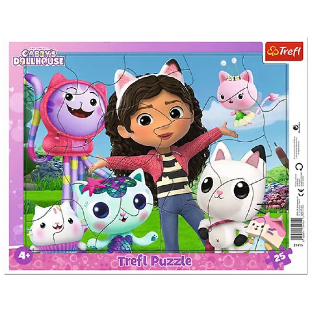 Gabi babaháza 25db-os keretes puzzle - Trefl kép 1