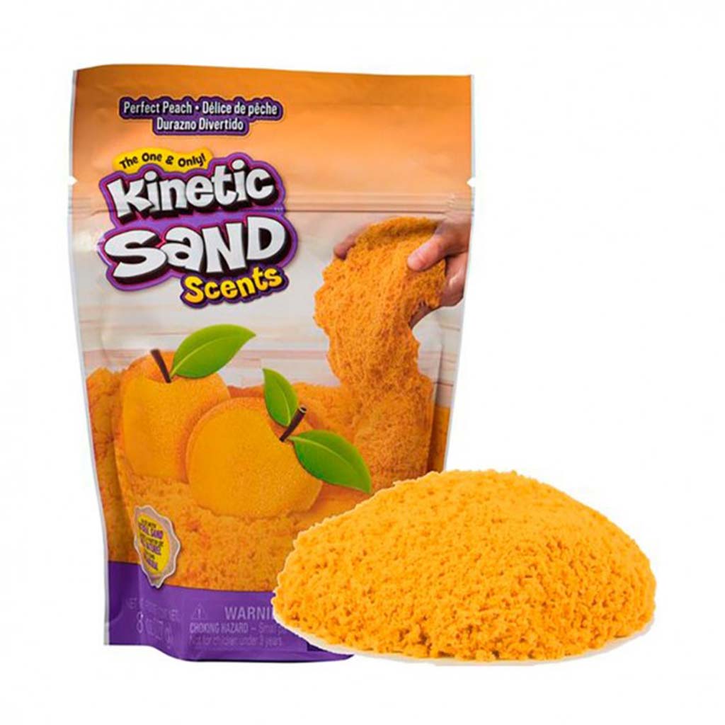 Kinetic Sand Scents: Illatos homokgyurma 227g - Barack - Spin Master kép 1