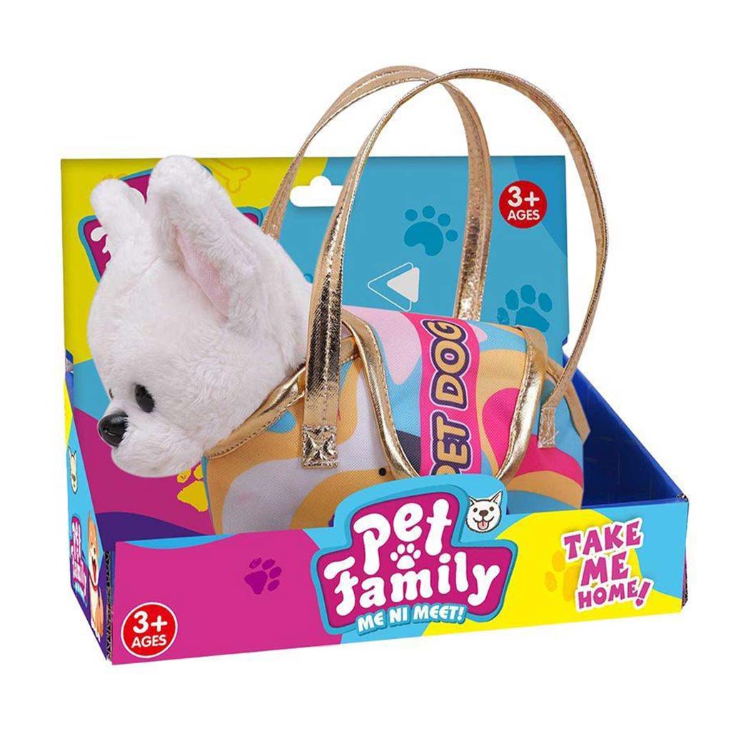 Luna: Pet Family Kiskutya plüss kutyatáskában 20cm kép 1