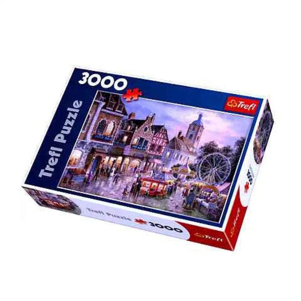 Kisvárosi boldog emlék puzzle 3000db-os - Trefl kép 1