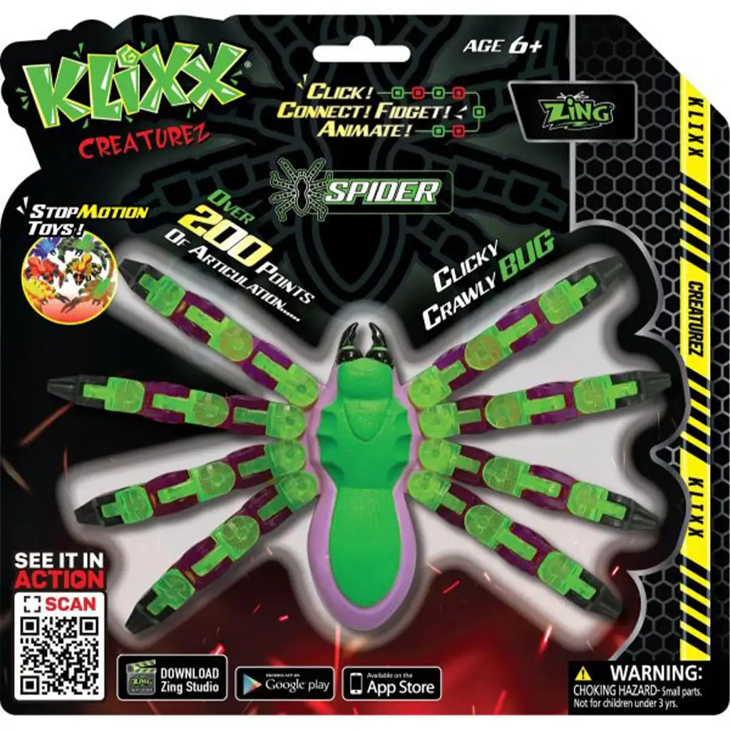 Klixx Creaturez: Pók többféle változatban kép 1