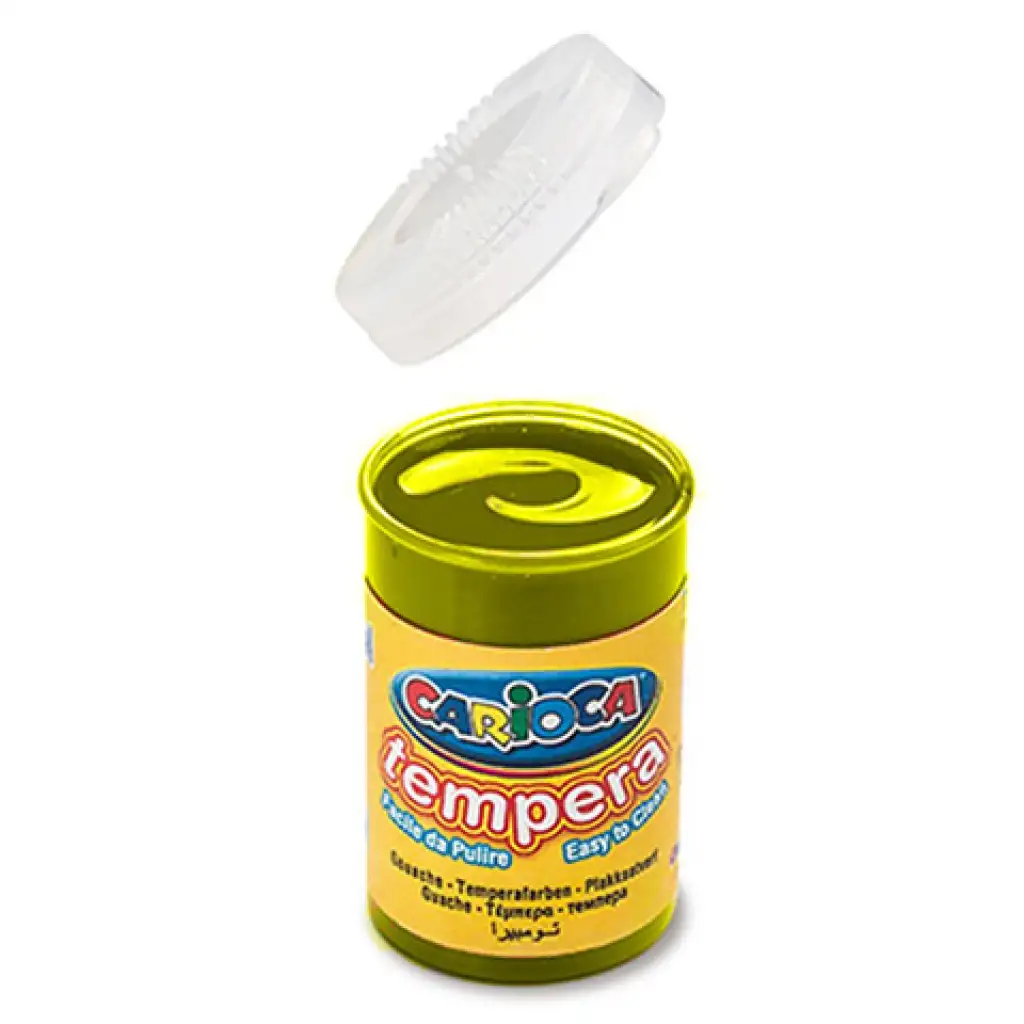 Citromsárga tempera tégelyben 6x35 gr - Carioca kép 1
