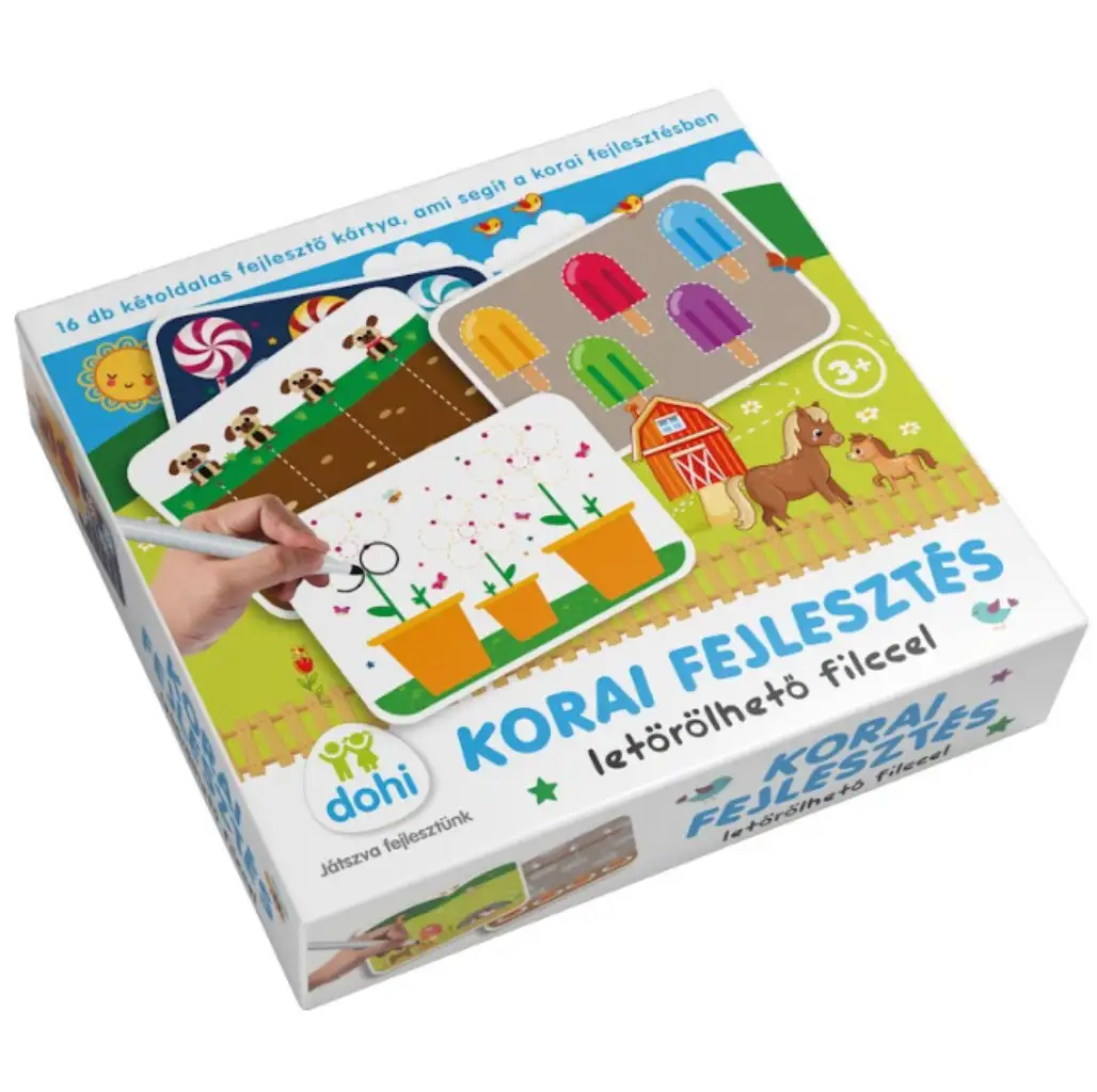 Korai fejlesztés szett letörölhető filccel kép 1