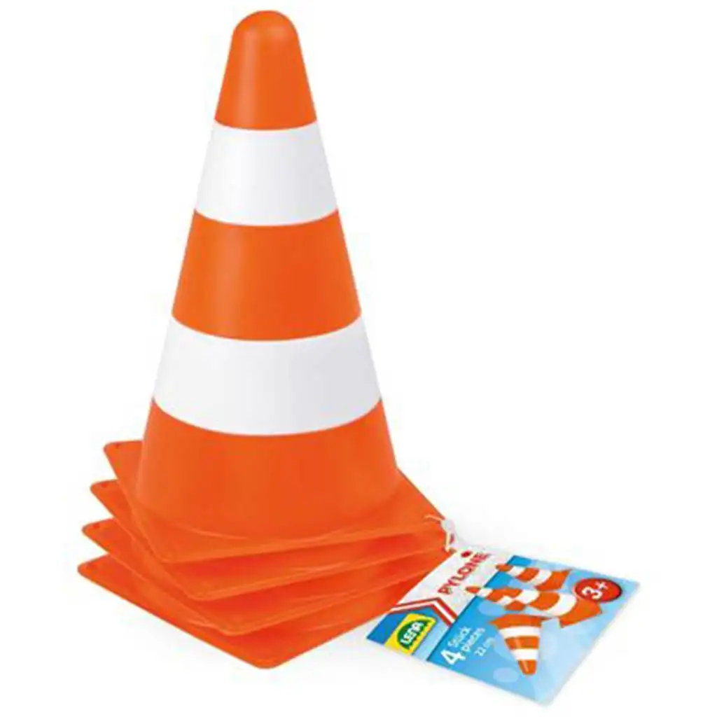 LENA: 22cm-es közúti jelzőbója 4db-s szett kép 1