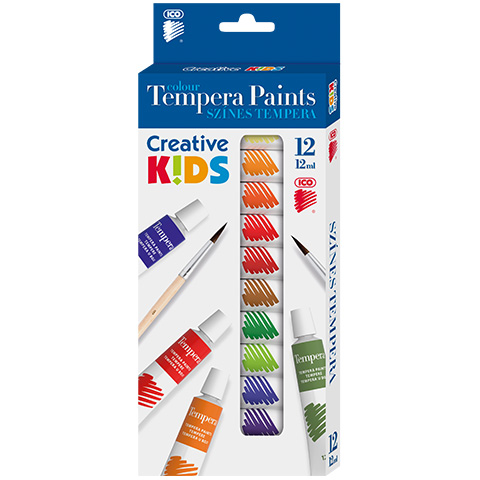 ICO: Creative kids tempera 12db-os, 12ml-es tubusok kép 1