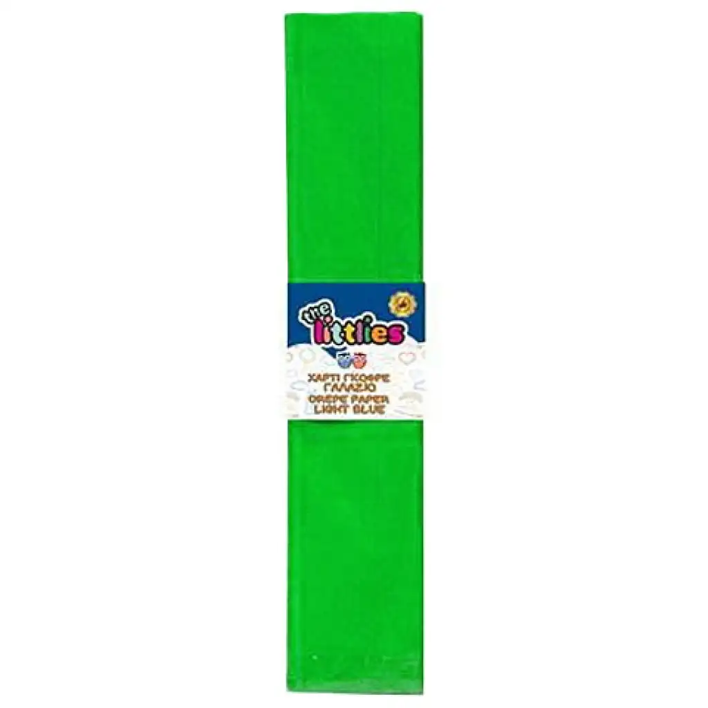 Krepp papír világoszöld színben 50x200cm kép 1