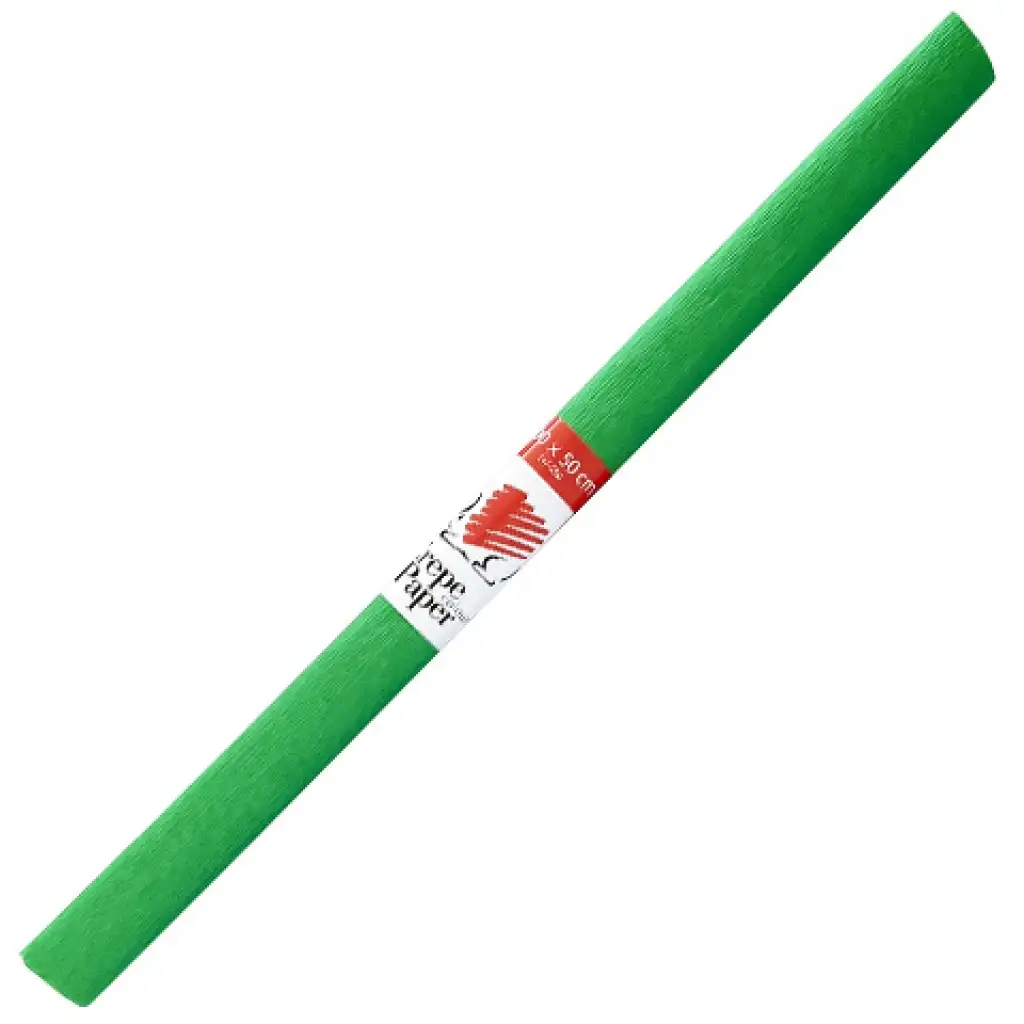 ICO: Süni krepp papír zöld színben 200x50cm kép 1
