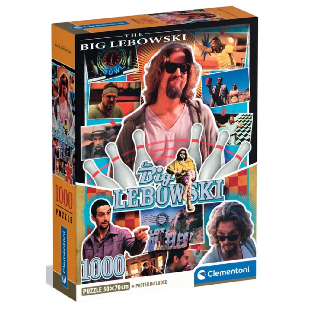 Kultfilmek: A nagy Lebowski puzzle 1000 db-os - Clementoni kép 1
