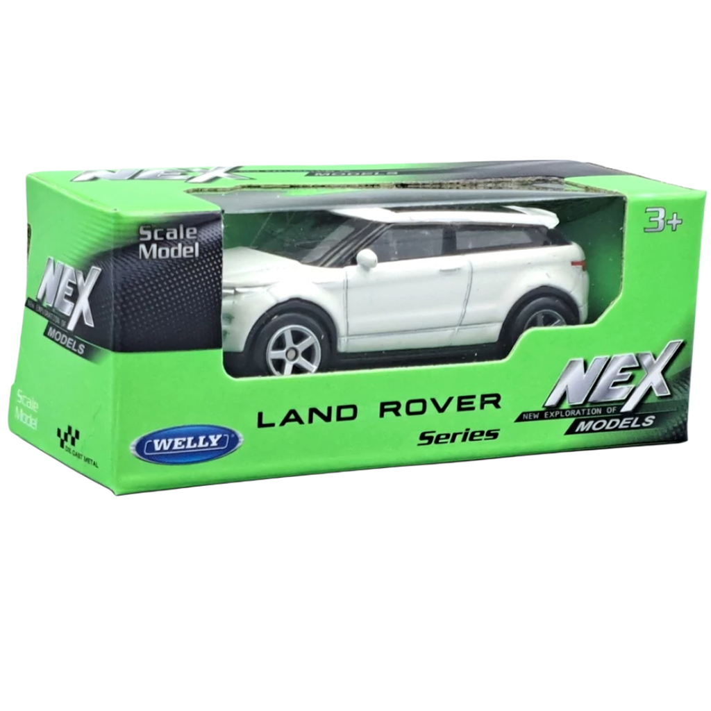 Welly: Land Rover Evoque fehér fém kisautó modell 1/64 kép 1