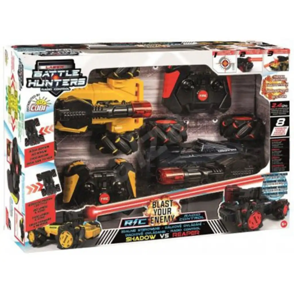 Laser Battle Hunters távirányítós tankcsata kép 1