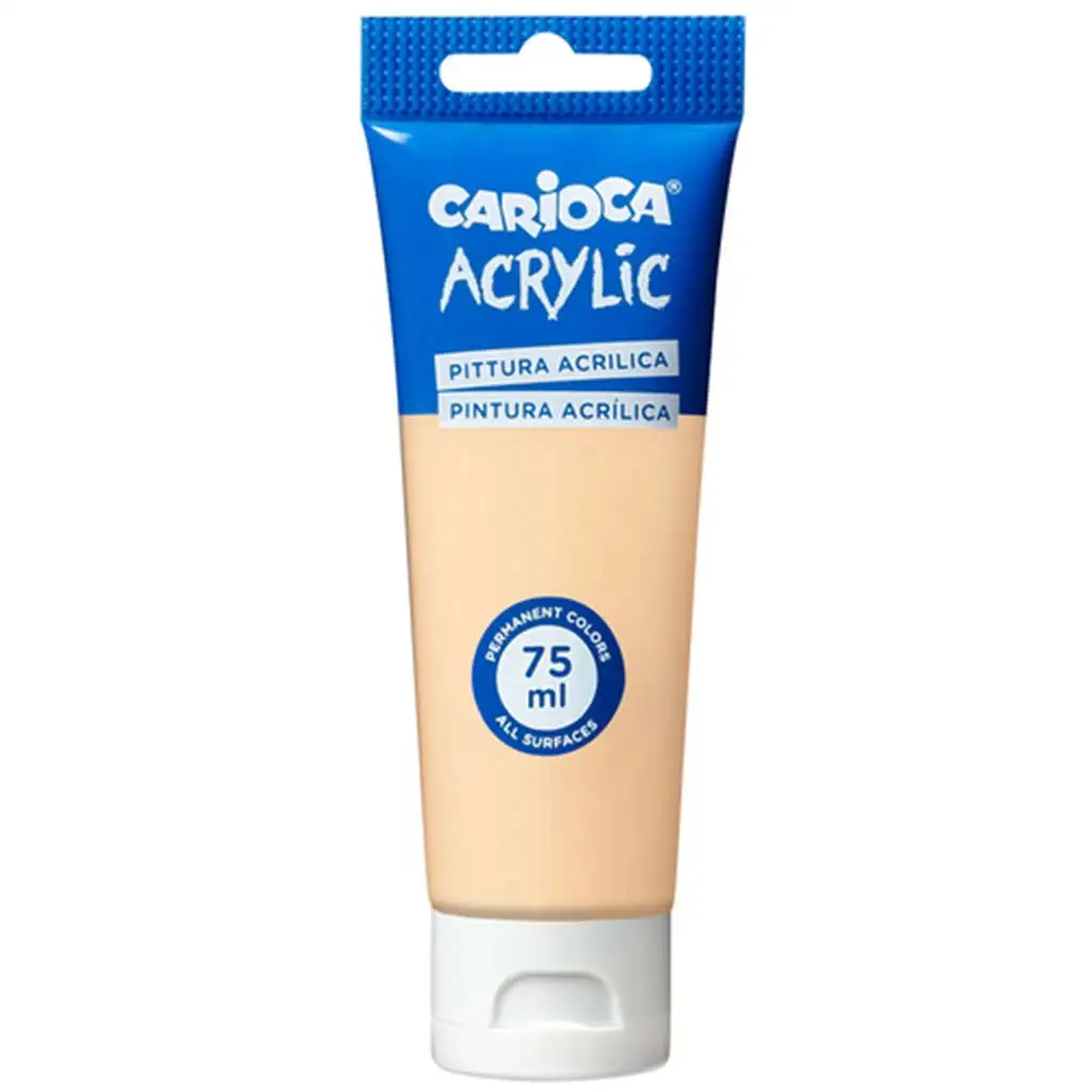 Acrylic 75ml-s akril festék lazac rózsaszín színben - Carioca kép 1