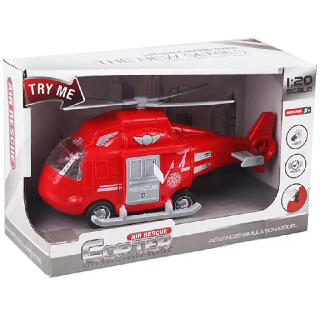 Lendkerekes légimentő helikopter fénnyel és hanggal 1/20 kép 1