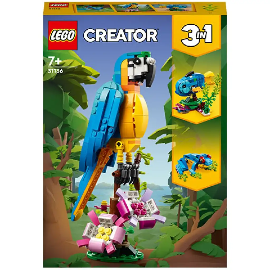 LEGO® Creator: Egzotikus papagáj 3 az 1-ben (31136) kép 1