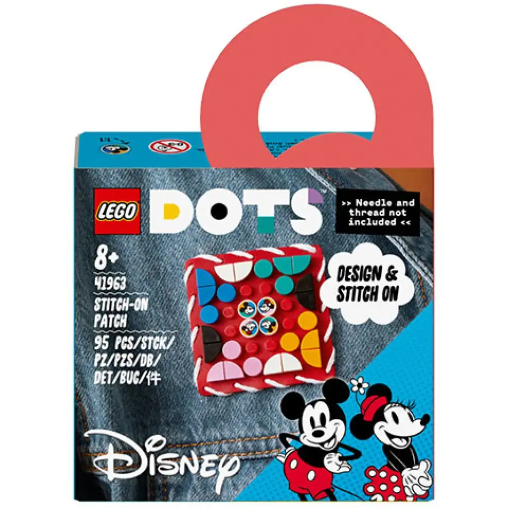 LEGO® DOTS: Mickey egér és Minnie egér felvarró (41963) kép 1