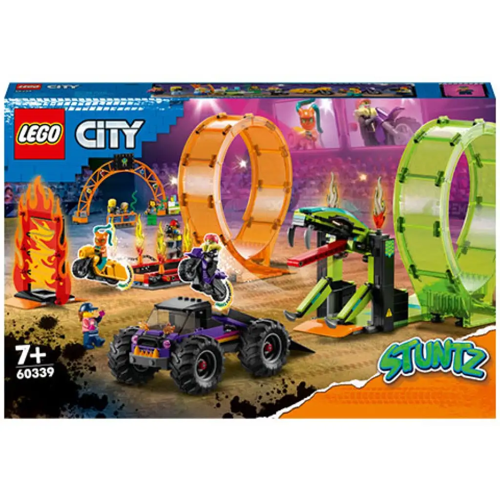 LEGO® City: Kaszkadőr aréna dupla hurokkal (60339) kép 1