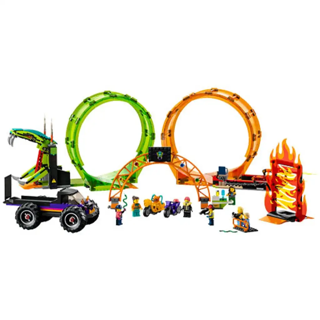 LEGO® City: Kaszkadőr aréna dupla hurokkal (60339) kép 3