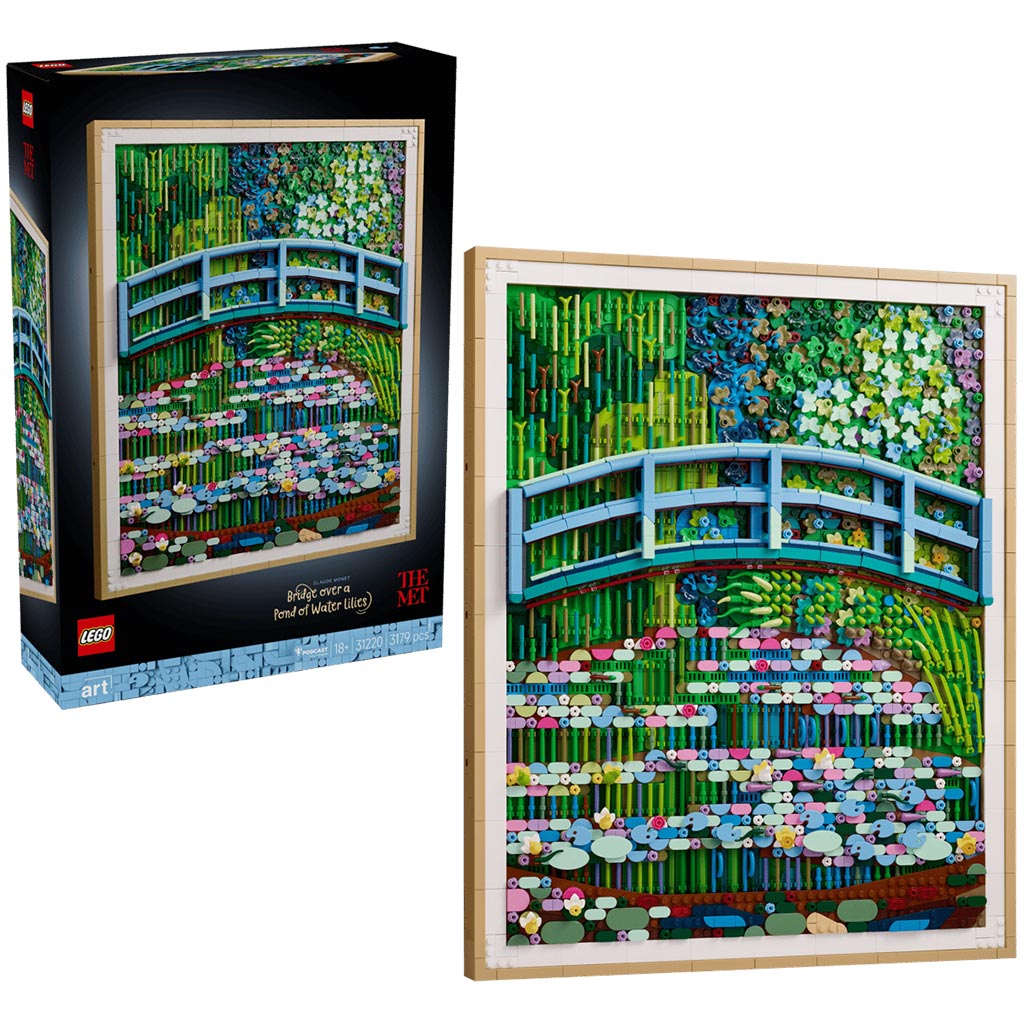 LEGO® Art: Claude Monet – Híd a vízililiomos tó felett (31220) kép 1