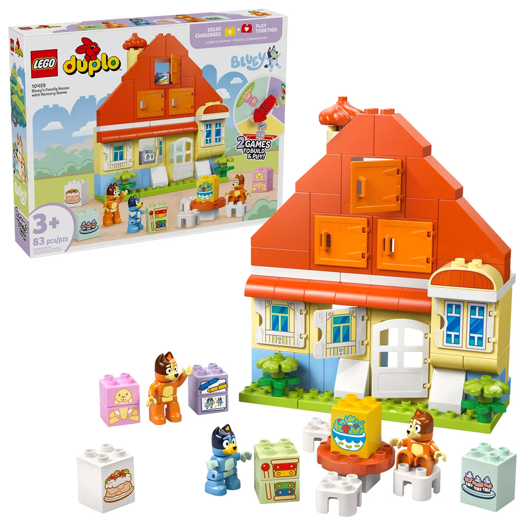 LEGO® DUPLO®: Bluey™ családi háza memóriajáték (10459) kép 1