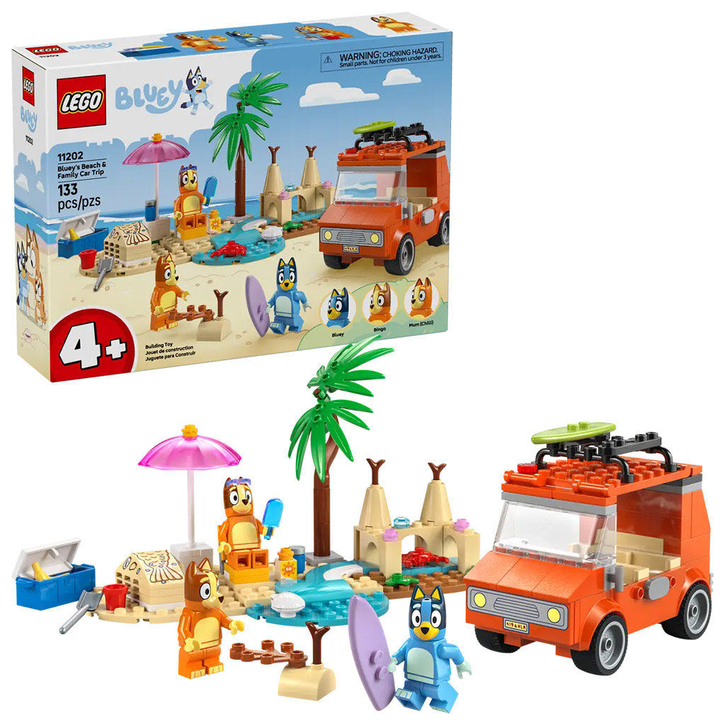 LEGO® Bluey™: Bluey és családja a tengerpartra utazik (11202L) kép 1
