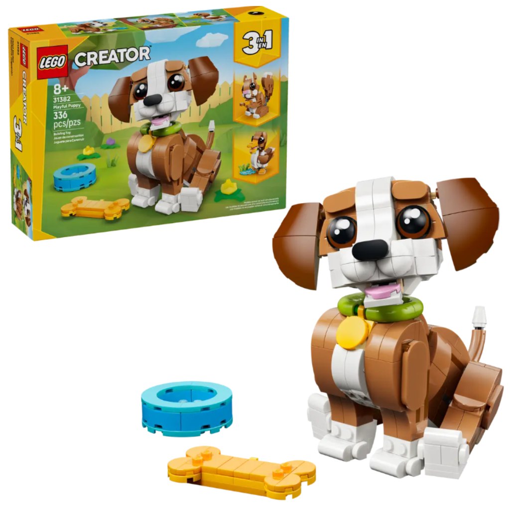 LEGO® Creator: Aranyos állatok: Játékos kiskutya (31382) kép 1