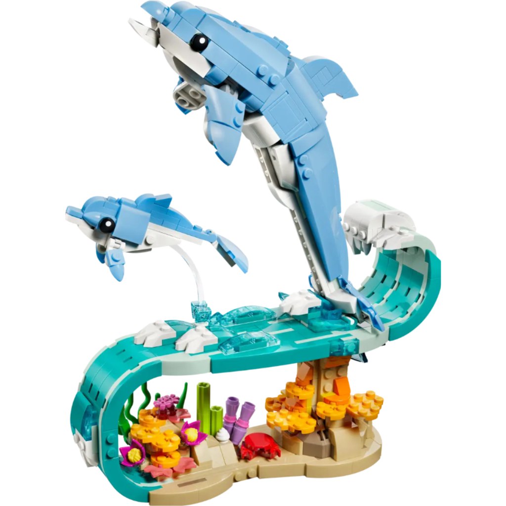 LEGO® Creator: Tengeri állatok: Csodálatos delfinek (31385) kép 2