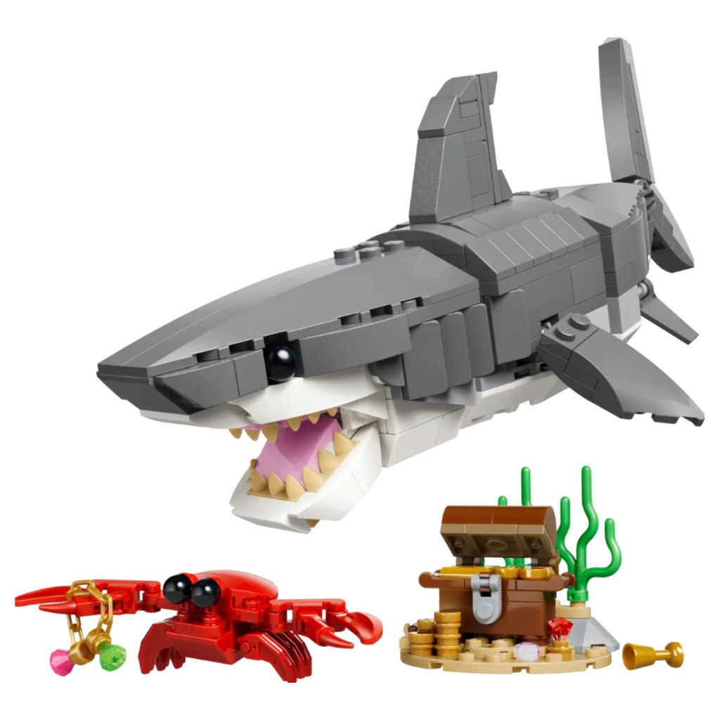 LEGO® Creator: Veszedelmes cápa egy kincsesládával (31381) kép 2