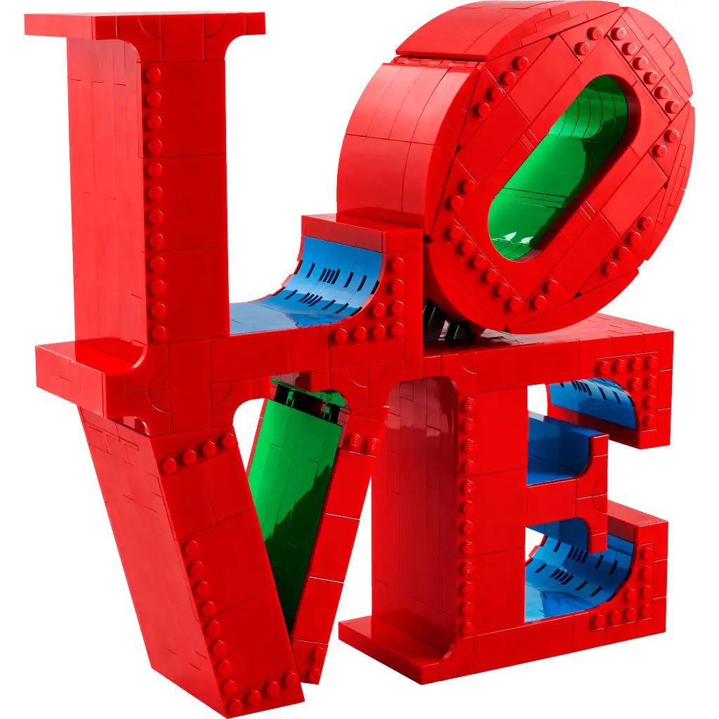 LEGO® ART: LOVE dekorációs felirat (31214) kép 2