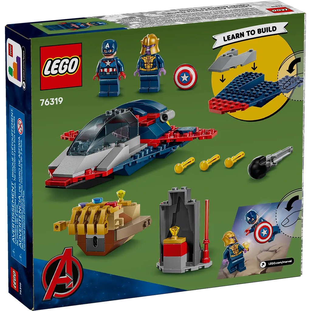 LEGO® Marvel: Amerika Kapitány vs. Thanos (76319) kép 6