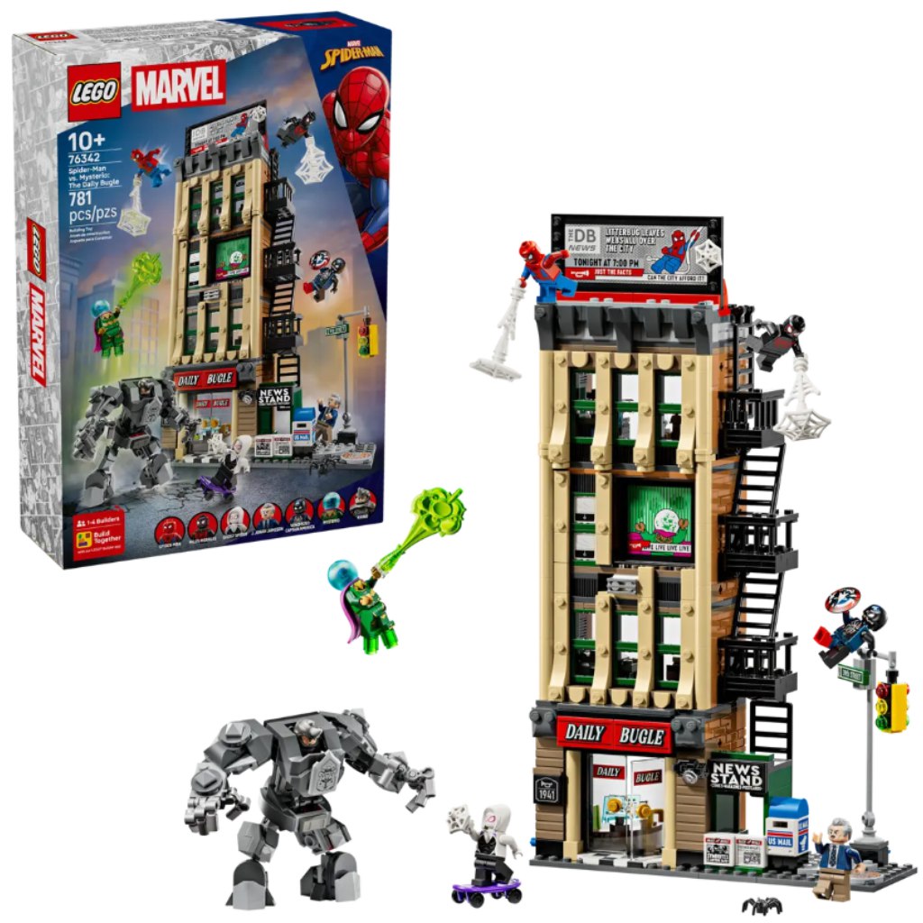 LEGO® Marvel: Pókember vs. Mysterio: Hírharsona (76342) kép 1