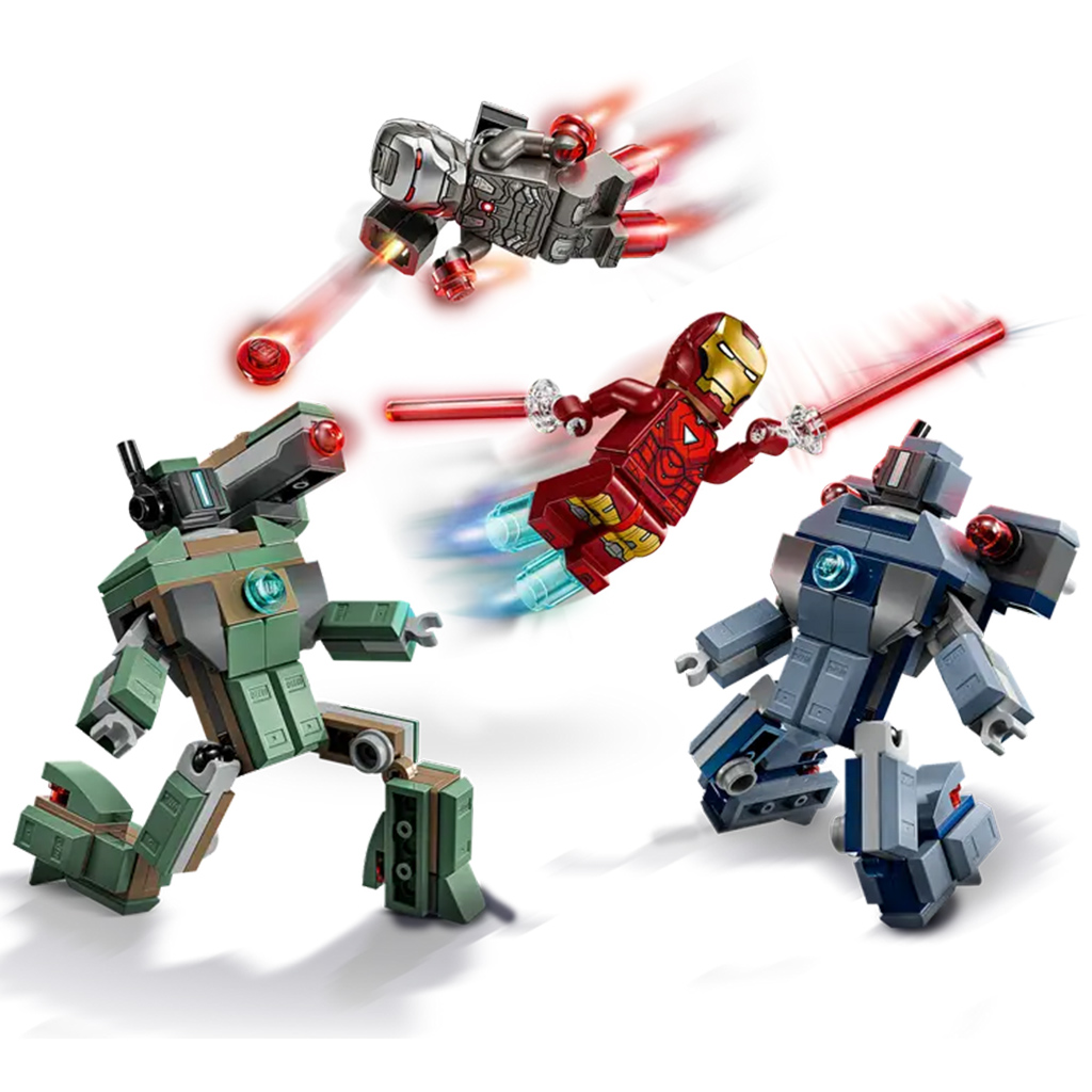 LEGO® Marvel: Vasember és Hadigép vs. Hammer-drónok (76320) kép 3