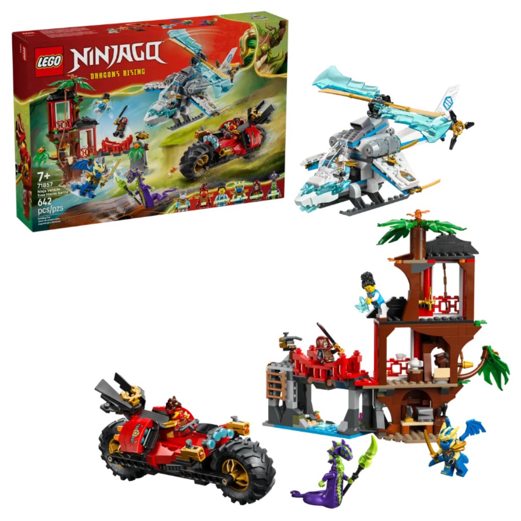 LEGO® Ninjago: Nindzsajárművek csatája a lombháznál (71857) kép 1