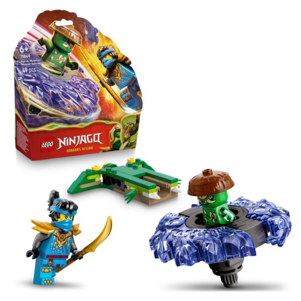 LEGO® Ninjago: Nya egy mutáns szörny pörgettyűje ellen (71849) kép 1