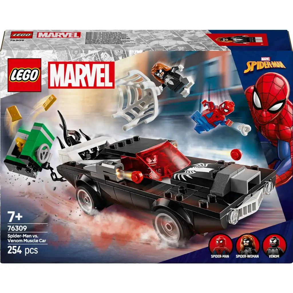 LEGO® Super Heroes: Marvel - Pókember vs. Venom sportautója (76309) kép 1