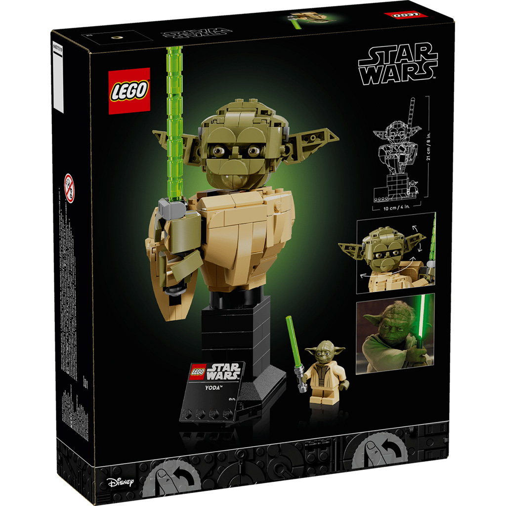 LEGO® Star Wars™: Yoda™ mellszobor (75438) kép 7
