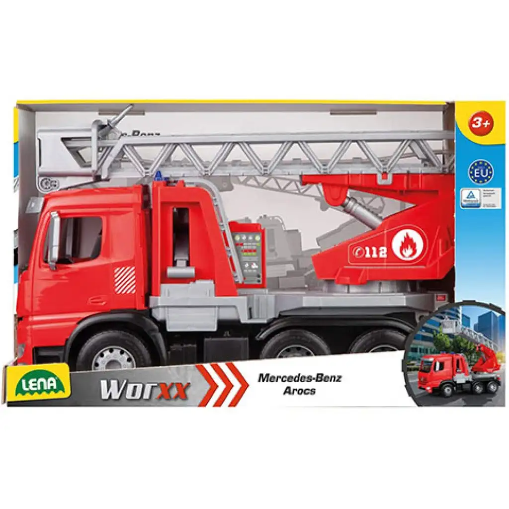 LENA: Mercedes-Bens Arocs létrás tűzoltó 48cm kép 1
