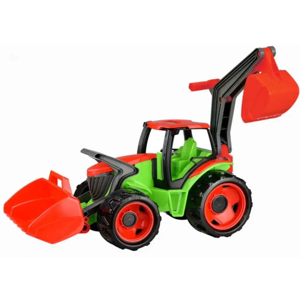 LENA: Óriás traktor homlokrakodóval és markolókanállal 65cm kép 1