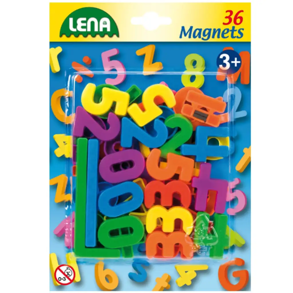 LENA: 36db-os mágneses számok és jelek kép 1