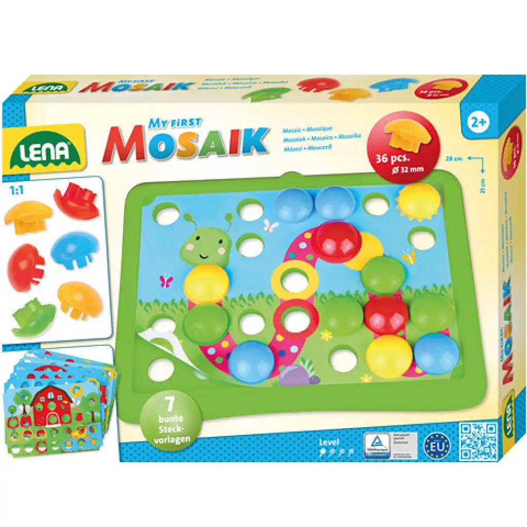LENA: Mosaik Első pötyim játékszett - Természet kép 1