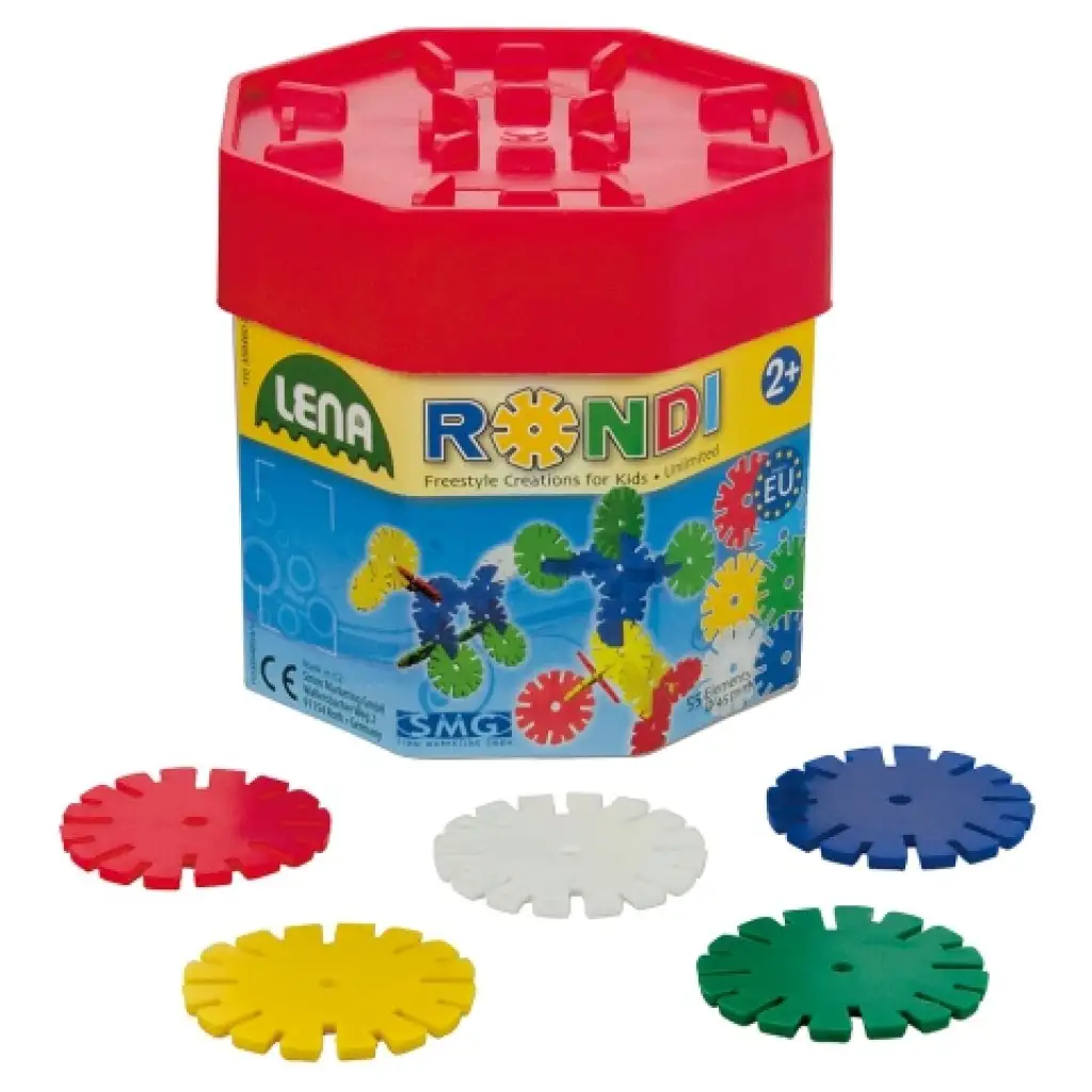 LENA: Rondi építő szett 45mm-es 55db-os kép 1