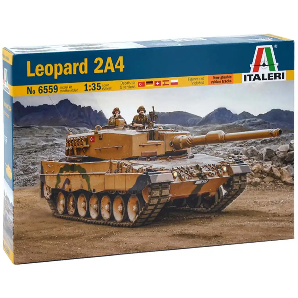 Italeri 1/35 Leopard 2A4 tank makett kép 1