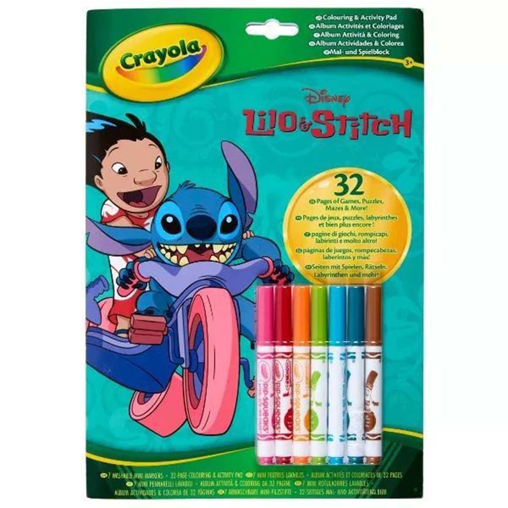 Crayola: Lilo & Stitch színező és foglalkoztató füzet kép 1