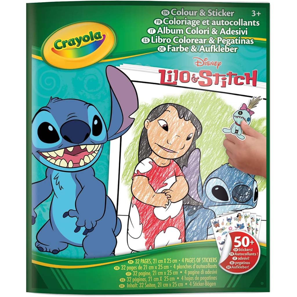Crayola: Lilo & Stitch színező és matricázó füzet kép 1